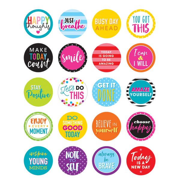 Colorful Words to Inspire Planner Stickers – Classborder.com