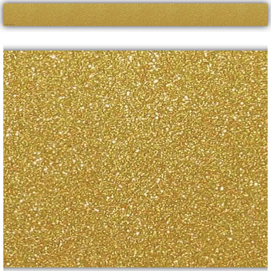 Gold Shimmer Straight Border