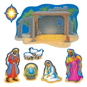Nativity Bulletin Board Set
