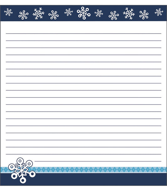 Snowflakes Notepad