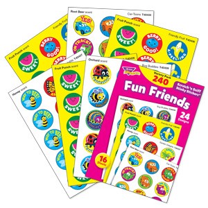Fun Friends Stinky Stickers Variety Pack