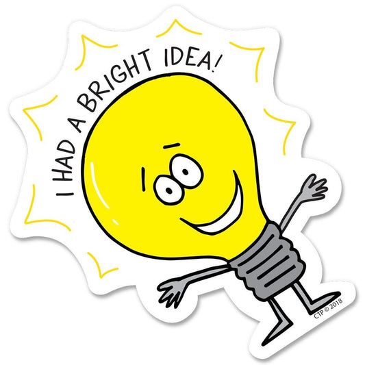 So Much Pun! Bright Idea Badge