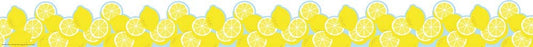 Eureka Always Try Your Zest - Lemon Die-Cut Deco Trim Extra Wide