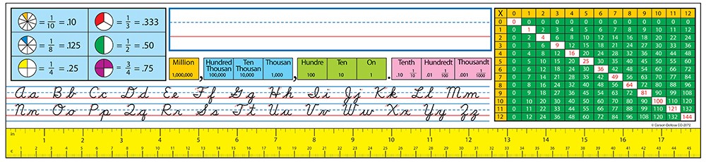 Modern Cursive Nameplates Grades 2-5