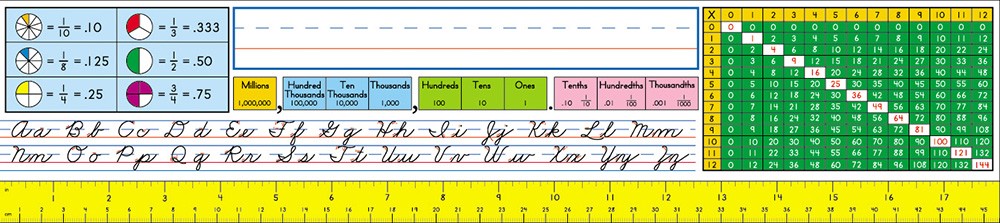 Traditional Cursive Nameplates Grades 2-5