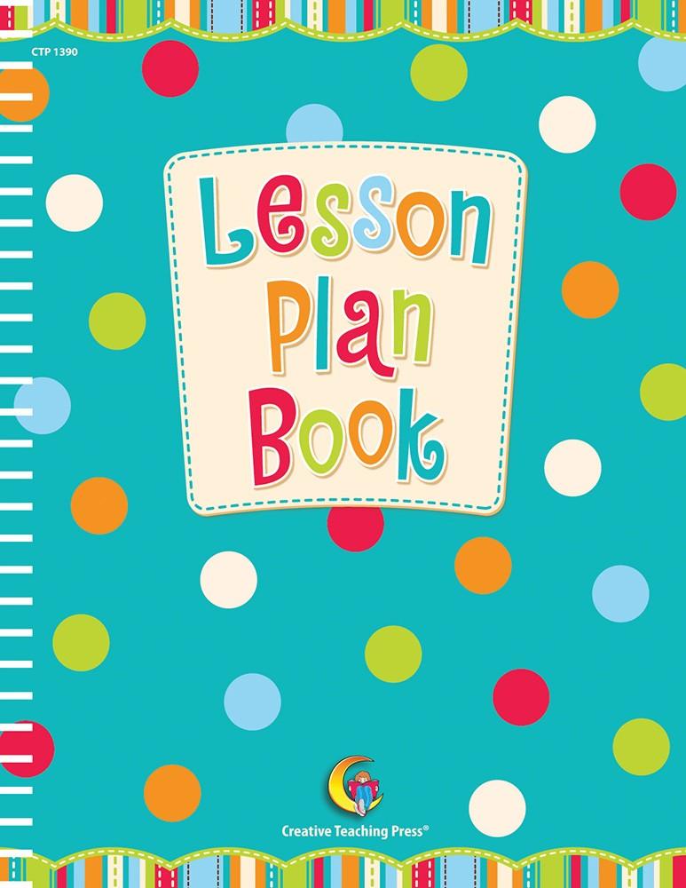 Dots on Turquoise Lesson Plan Book