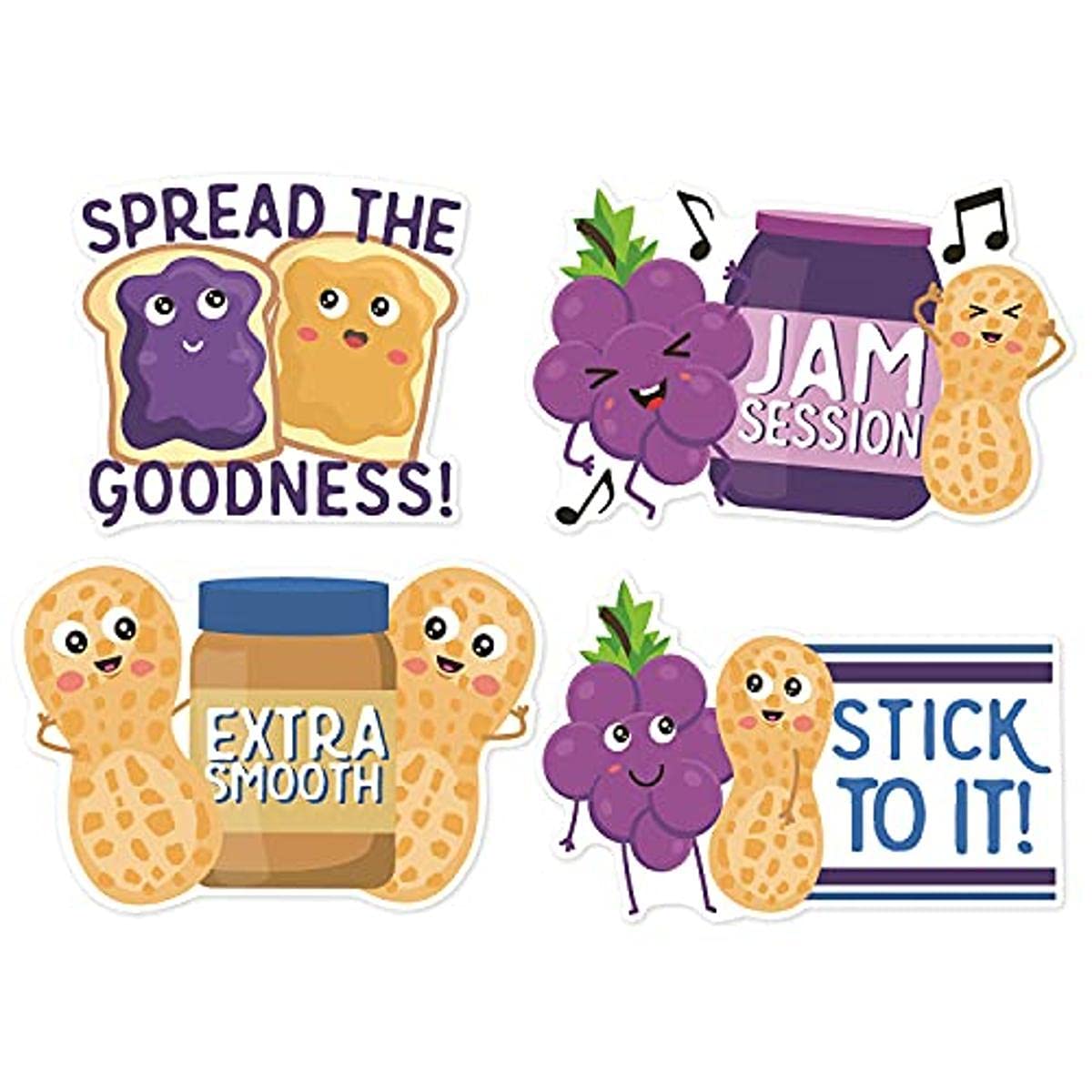 Jumbo Scented Stickers - Peanut Butter & Jelly