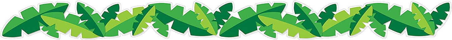 Eureka 'You Can Toucan' Tropical Green Leaves Bulletin Board Trim