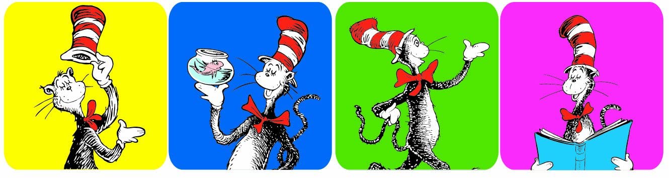 Eureka Cat in the Hat Stickers - Theme