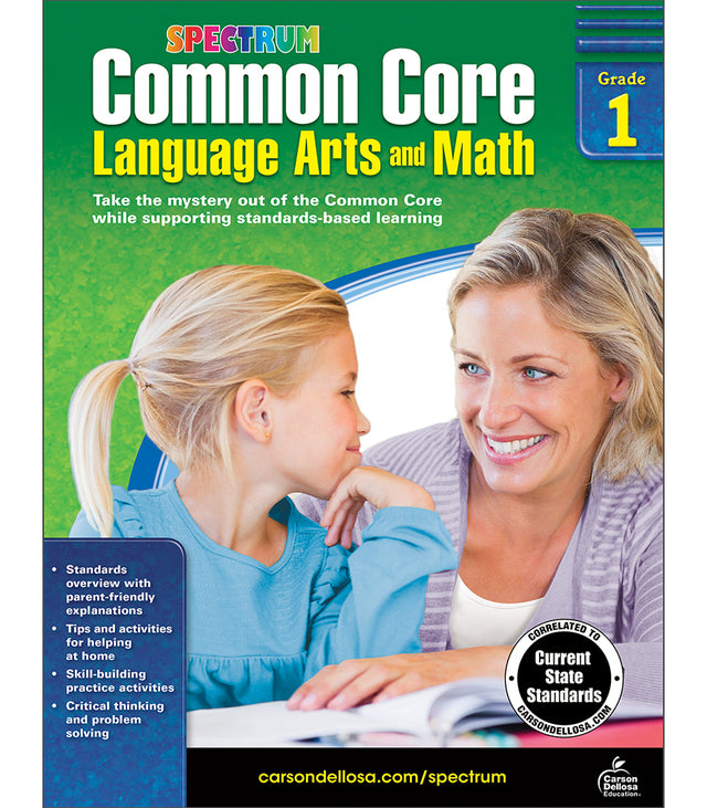 Spectrum Common Core Language Arts and Math (Grades K-6)