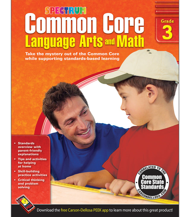 Spectrum Common Core Language Arts and Math (Grades K-6)