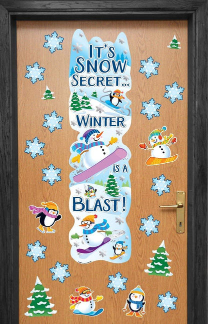 Winter All-In-One Door Decor Kit