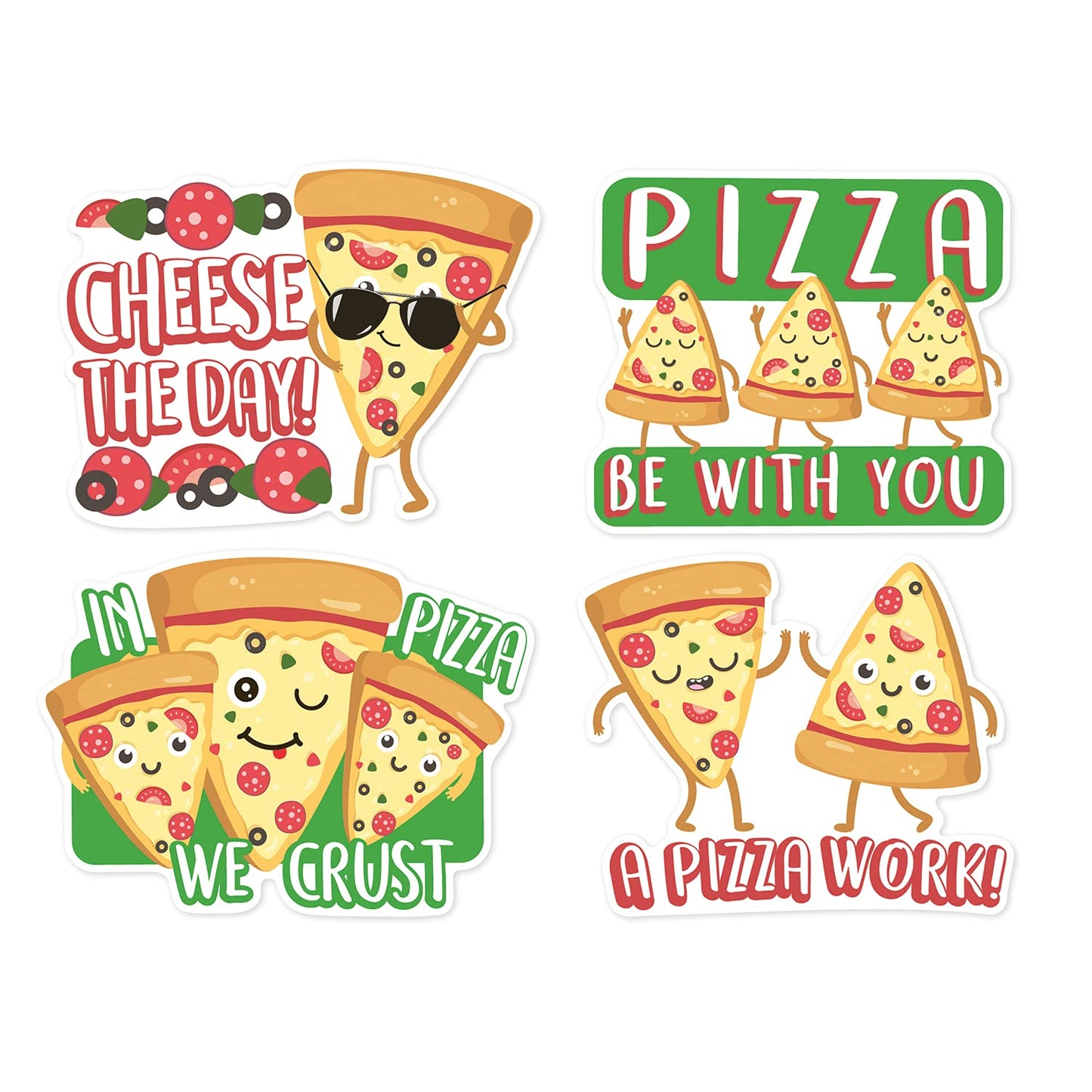 Jumbo Scented Stickers - Pizza