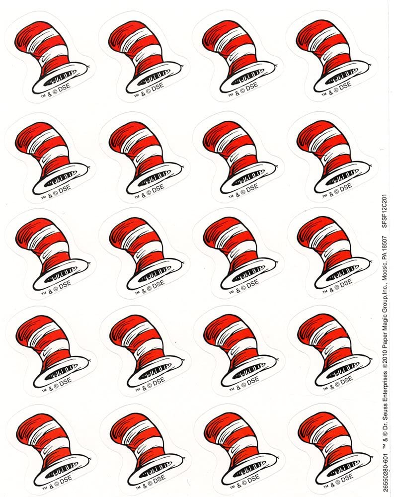Eureka The Cat's Hat Stickers