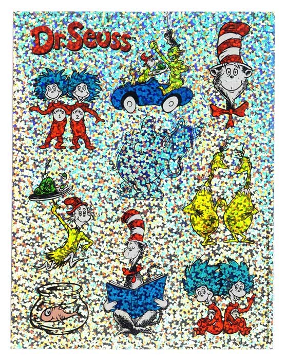 Dr. Seuss Characters Sparkle Stickers
