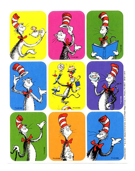 Cat in the Hat Giant Stickers
