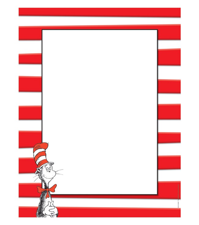 Dr. Seuss The Cat in the Hat Computer Paper