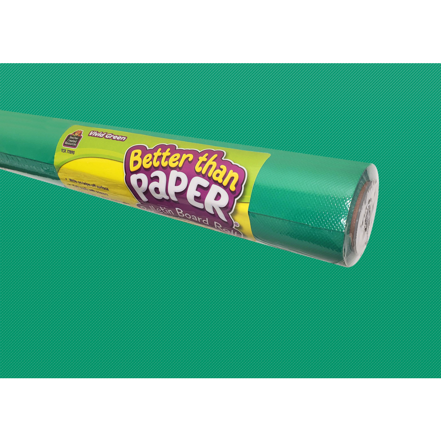 Vivid Green Better Than Paper Bulletin Board Roll