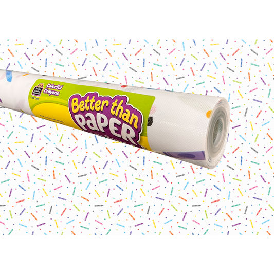 Colorful Crayons Better Than Paper® Bulletin Board Roll