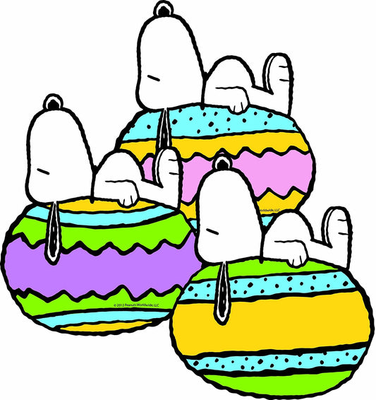 Peanuts It's The Easter Beagle Paper Cut Outs