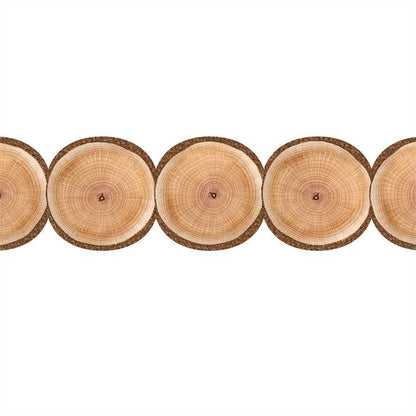 A Close-Knit Class Natural Wood Circles Deco Trim® Extra Wide