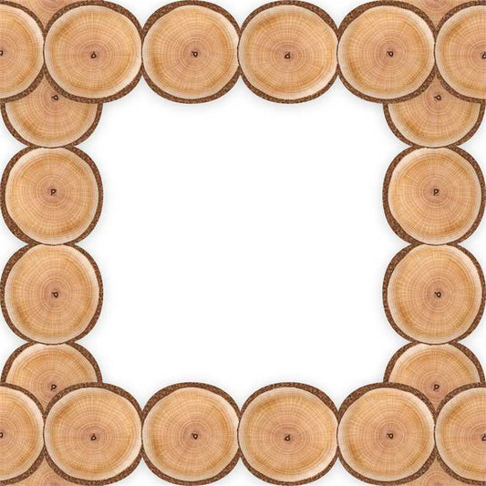 A Close-Knit Class Natural Wood Circles Deco Trim® Extra Wide