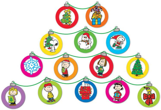 Peanuts® Dimensional Christmas Ornaments Mini Bulletin Board Set