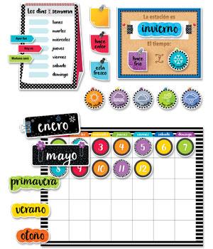 Bold & Bright Spanish Calendar Set