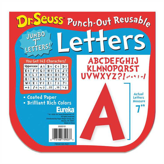 Dr. Seuss™ Red Deco Letters