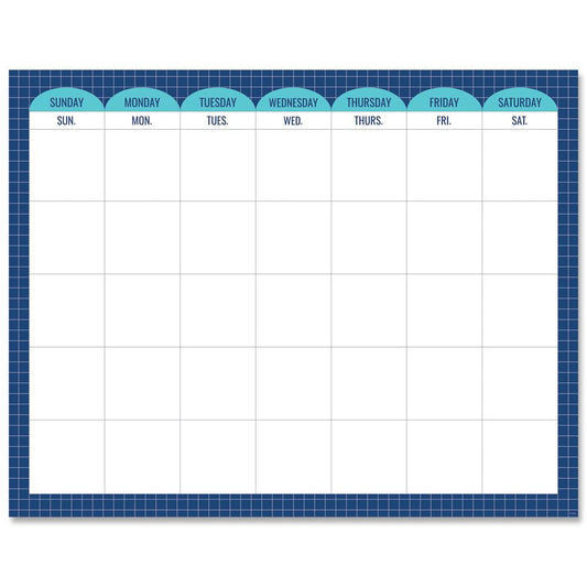 Calm & Cool Calendar Chart