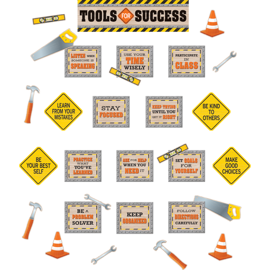 Under Construction Tools for Success Mini Bulletin Board