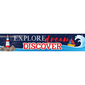 Nautical Explore Dream Discover Banner