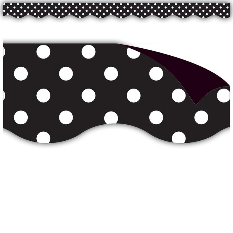 Red Polka Dots Magnetic Borders