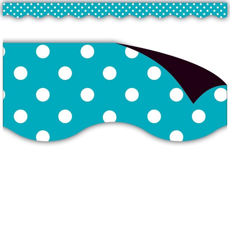 Red Polka Dots Magnetic Borders
