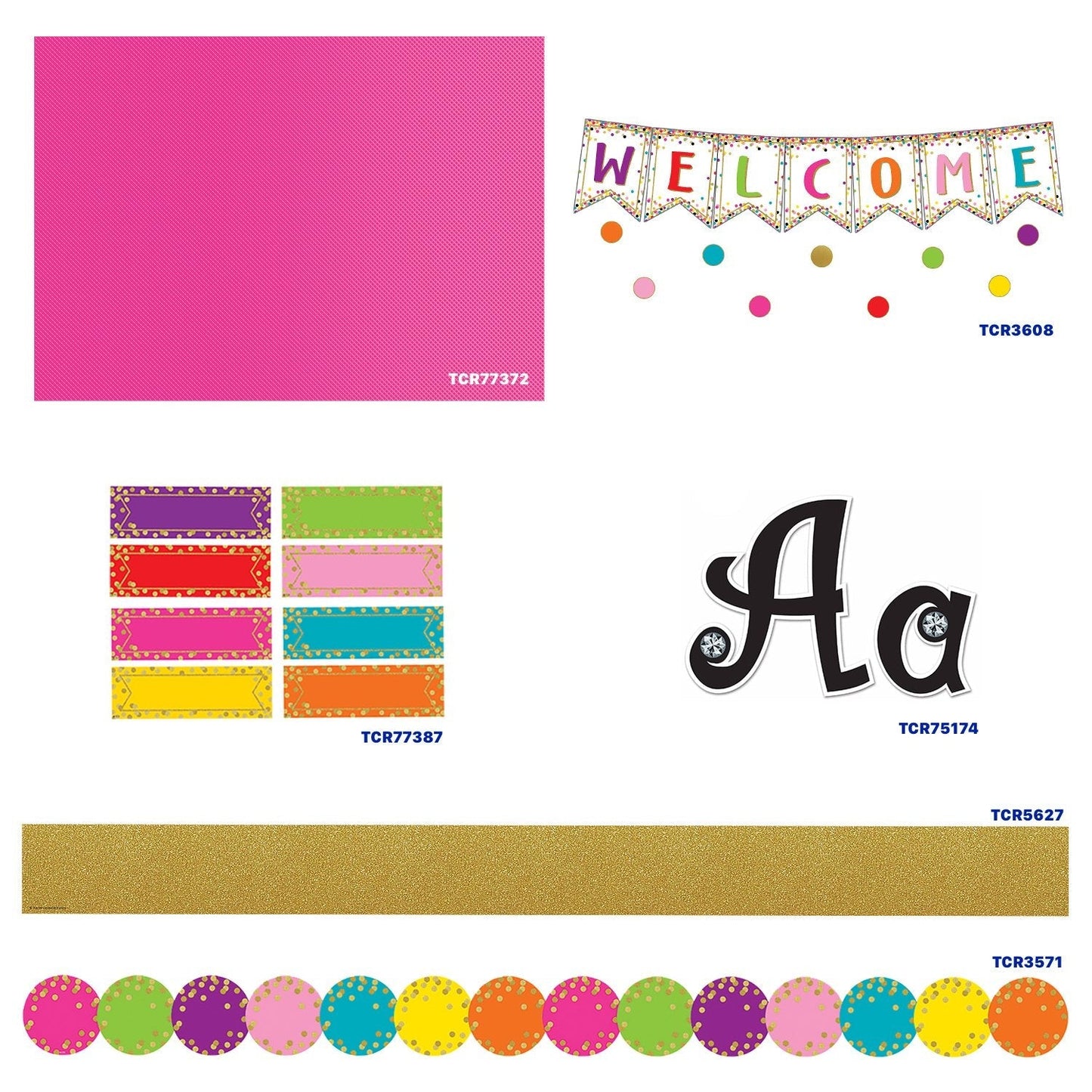 Confetti WELCOME Bulletin Board Kit