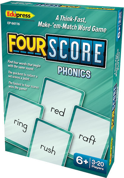 Four Score: Phonics Card Game