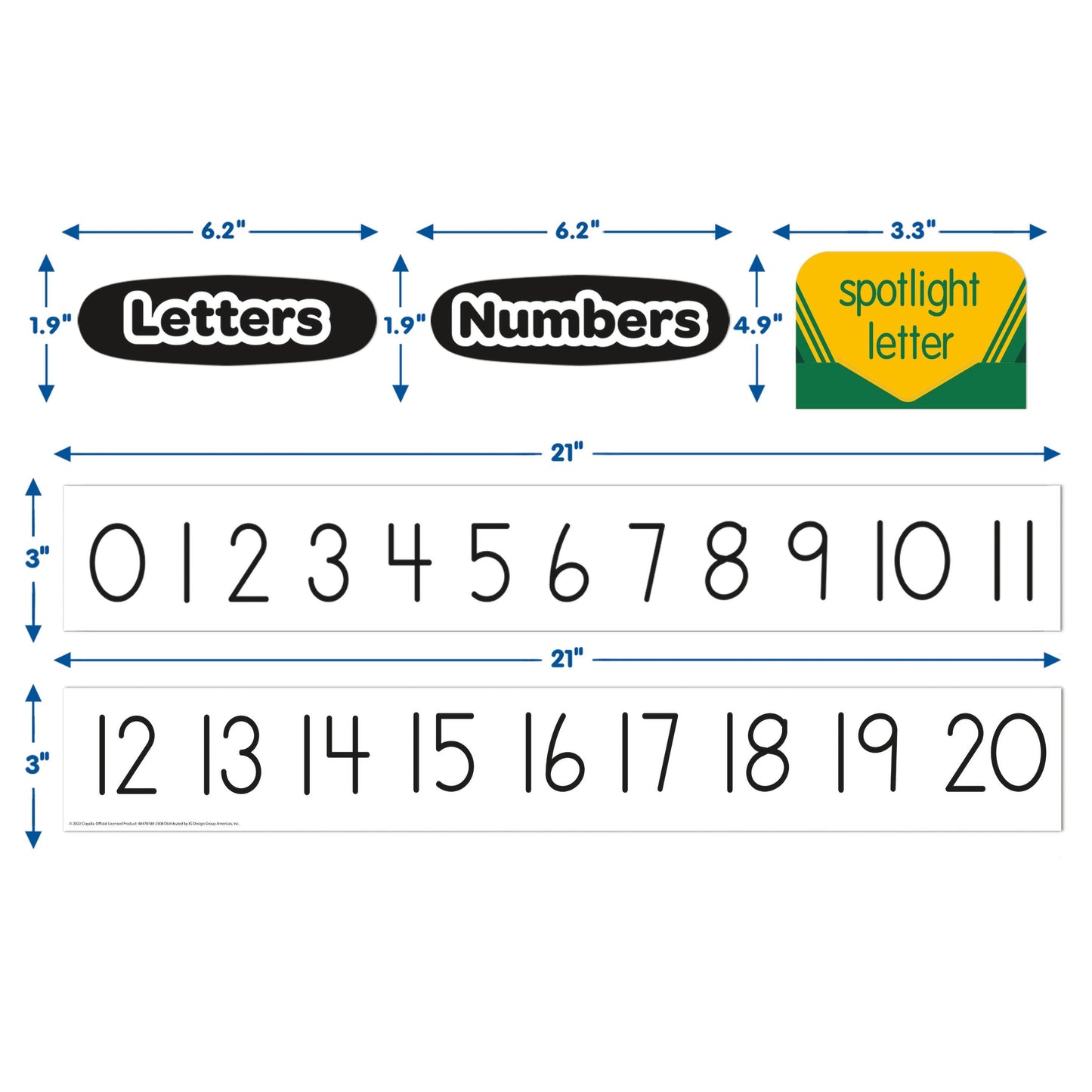 Crayola® Alphabet Mini Bulletin Board Sets