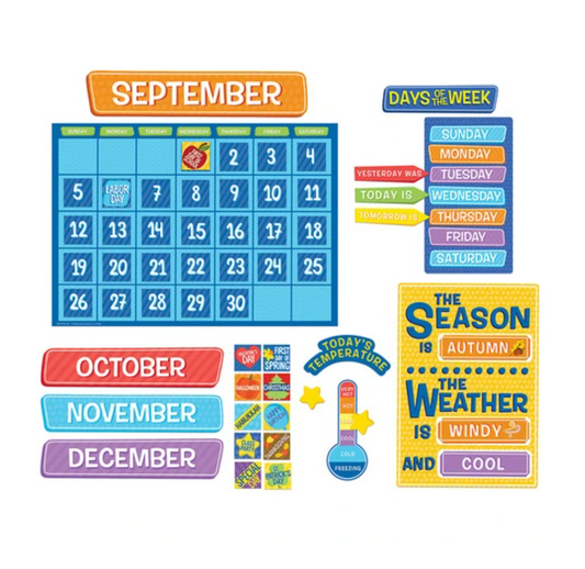 A Teachable Town Calendar Bulletin Board Set