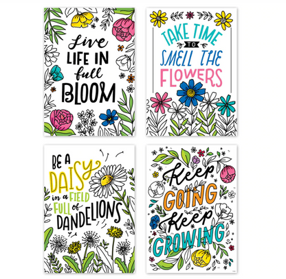 Bright Blooms Inspire U 4-Poster Convenience Pack (Bright Blooms)