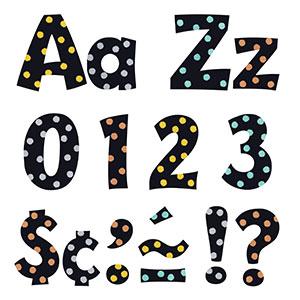 Metal Dots 4-Inch Playful Uppercase/Lowercase Combo Pack Ready Letters®