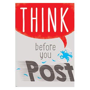 THINK before you Post ARGUS® Poster