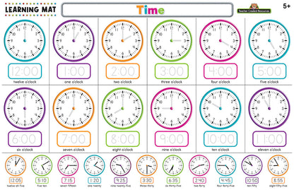 Time Learning Mat