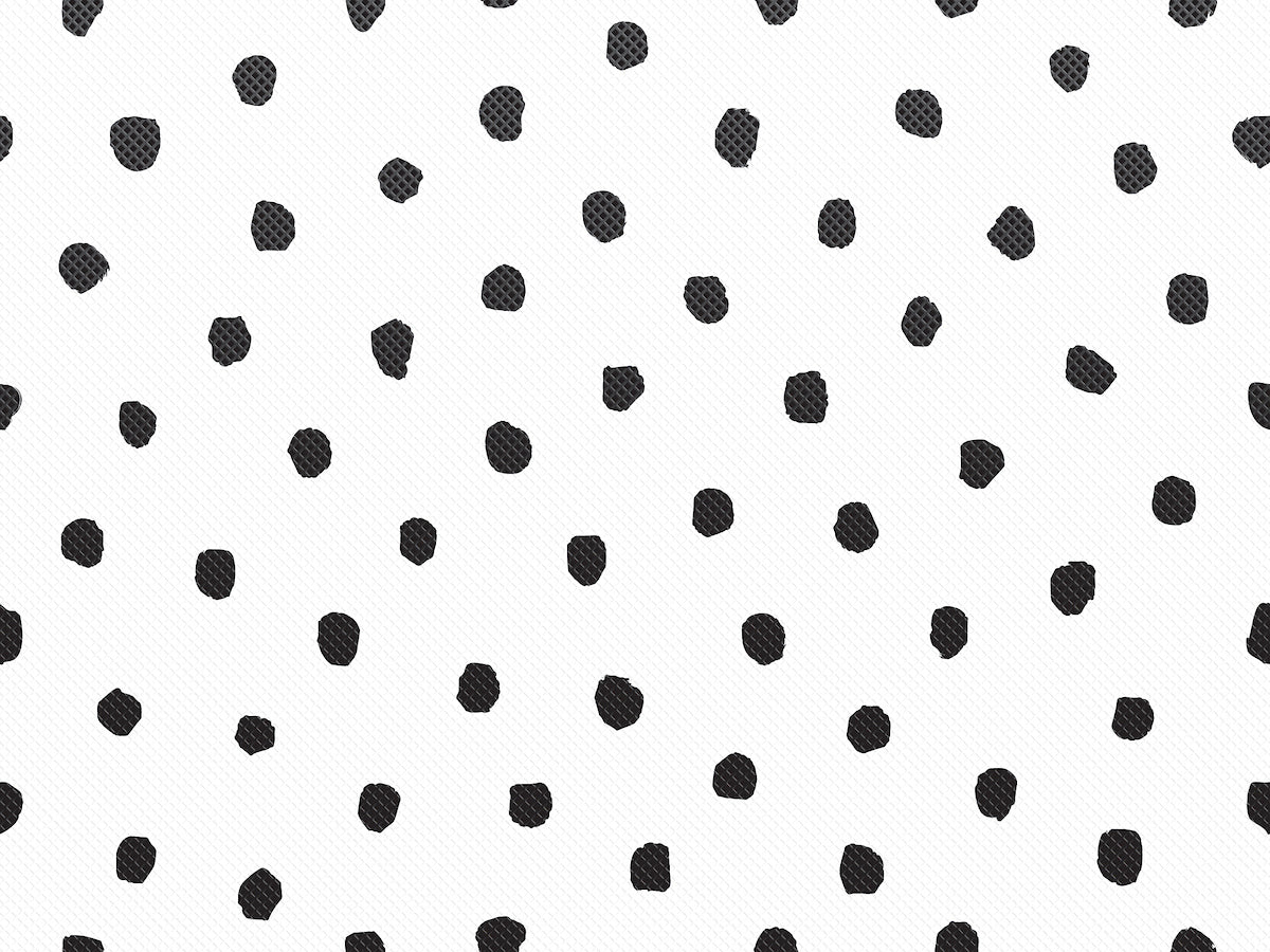 Better than Paper Black Painted Dots on White