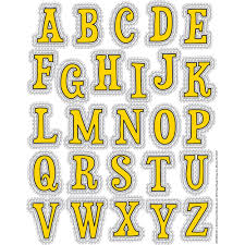 Peanuts Touch of Class Stickers - Alphabet
