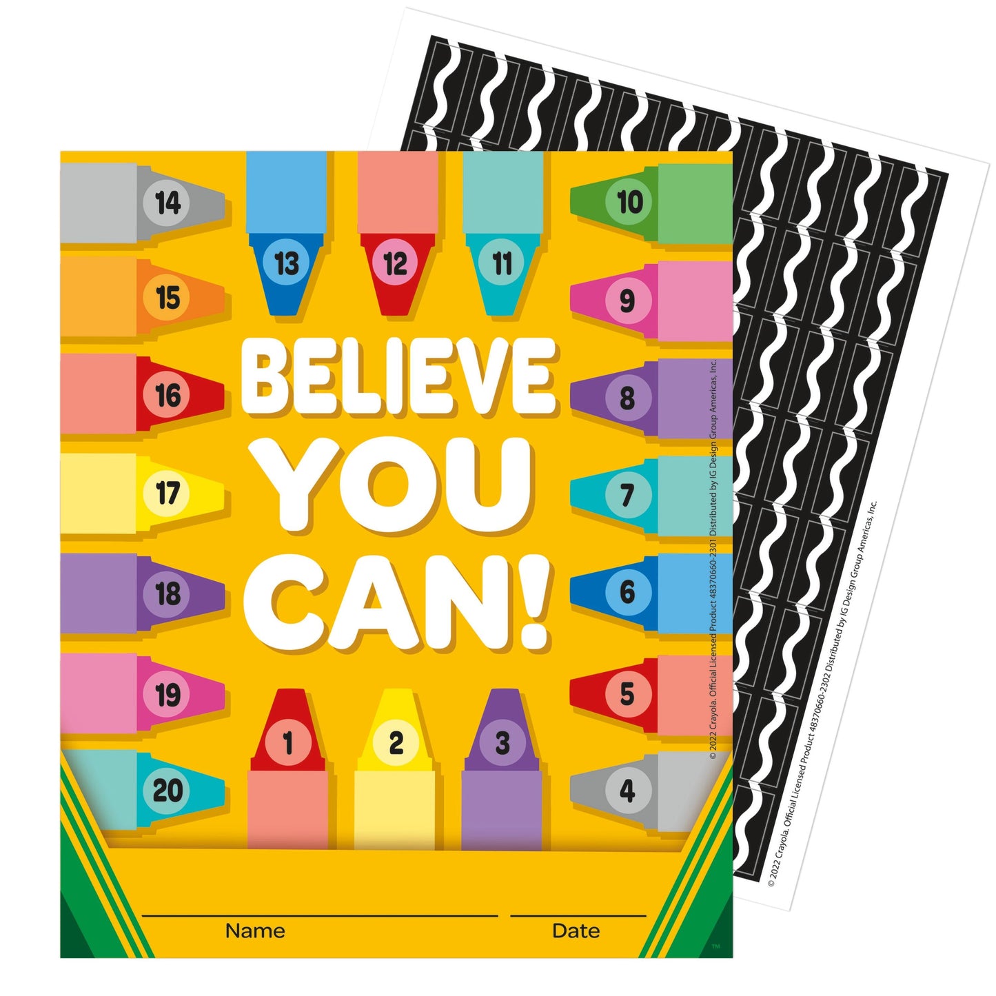 Crayola® Mini Reward Charts With Stickers