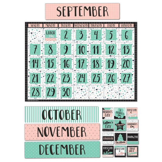 Simply Sassy Calendar Bulletin Board Set