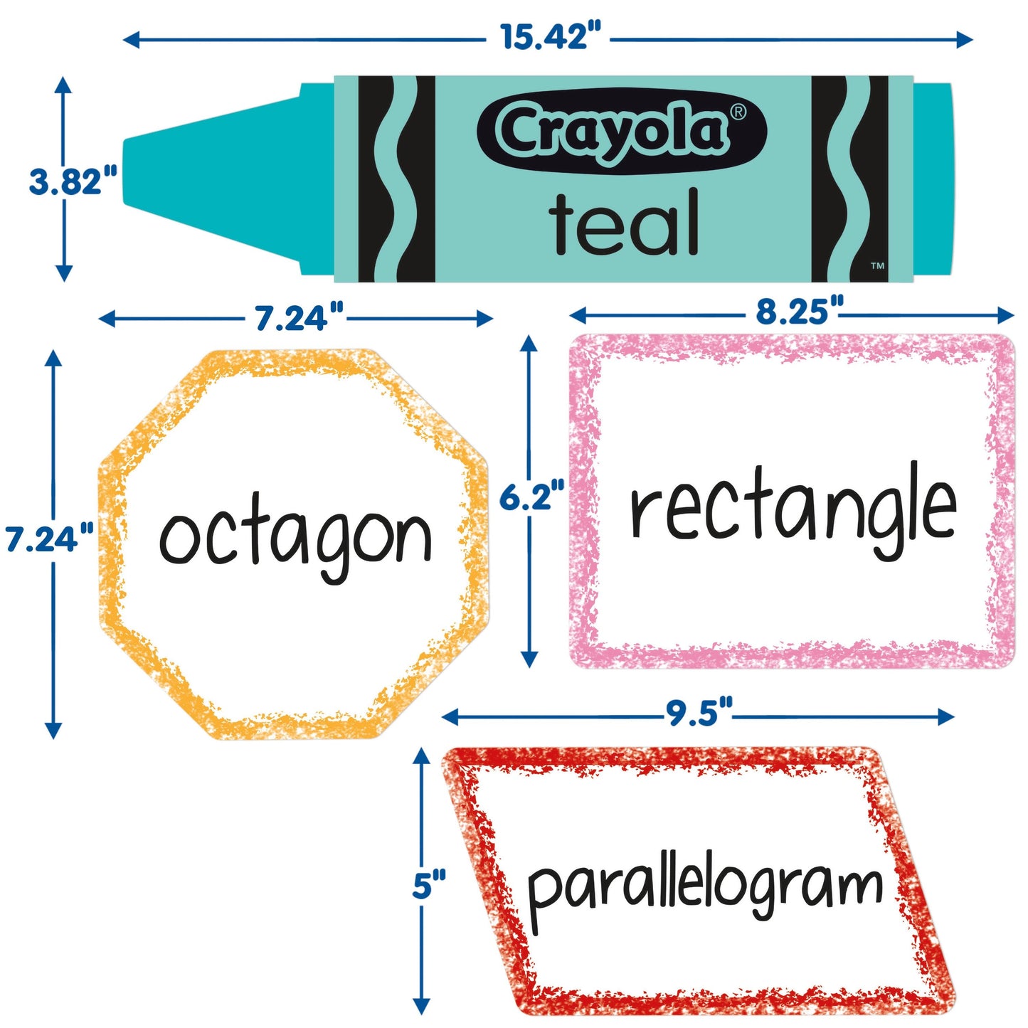 Crayola® Colors & Shapes Bulletin Board Sets