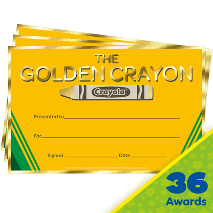 Crayola® Gold Crayon Recognition Awards